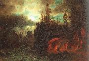 The Trappers Camp Bierstadt